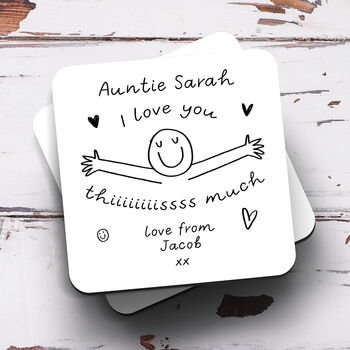 Personalised Auntie Mug 'Love You This Much', 4 of 4