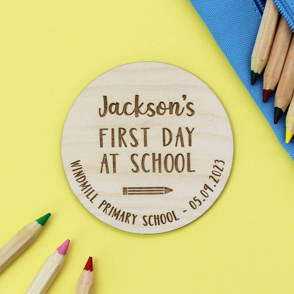 first-day-at-school-personalised-keepsake-disc-by-evansly-lane