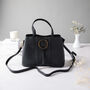 Personalised Black Vintage Style Bag, thumbnail 4 of 9