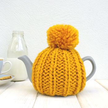 Two Cup Hand Knit Tea Cosy, 4 of 8