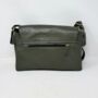 Multi Compartment Womens Leather Handbag Shoulder Bag In Khaki Green, thumbnail 6 of 8