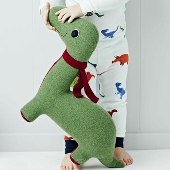 Dinosaur Soft Toy Large And Handmade, 3 of 7
