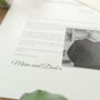 A Letter To Our Daughter On Her Wedding Day Personalised Keepsake, thumbnail 6 of 8