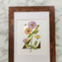 Z Is For Zinnia Gilded Print, thumbnail 3 of 7