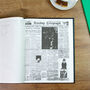 Personalised Leather Telegraph Birthday Newspaper Book, thumbnail 3 of 5