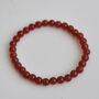 Men's Carnelian Crystal Bead Bracelet Gift For Him, thumbnail 3 of 5