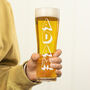 Personalised Shadowed Font Pint Glass, thumbnail 1 of 5