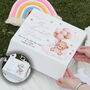 Baby Teddy Pink Or Blue Keepsake Memory Box, thumbnail 1 of 4