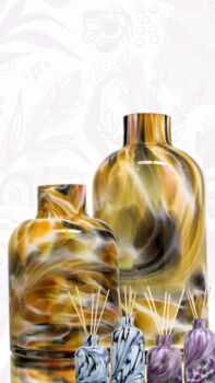 Reed Diffuser Mini Forme Ember, 2 of 2