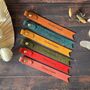 Engraved Personalised Leather Bookmark Gift, thumbnail 1 of 9