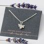 Sterling Silver Bee Necklace, thumbnail 2 of 11