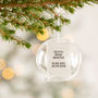 Personalised Baby Photo Glass Dome Bauble, thumbnail 6 of 6
