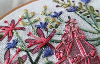 Foxglove Embroidery Kit, 12 of 12