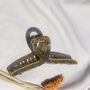 Iridescent Loop Claw Clip In Grey, thumbnail 1 of 3