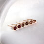 9ct Gold Andralok Stud Earrings With 3mm Crystal, thumbnail 5 of 10