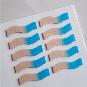 Wave | Polymer Clay Statement Earrings, 2 of 7