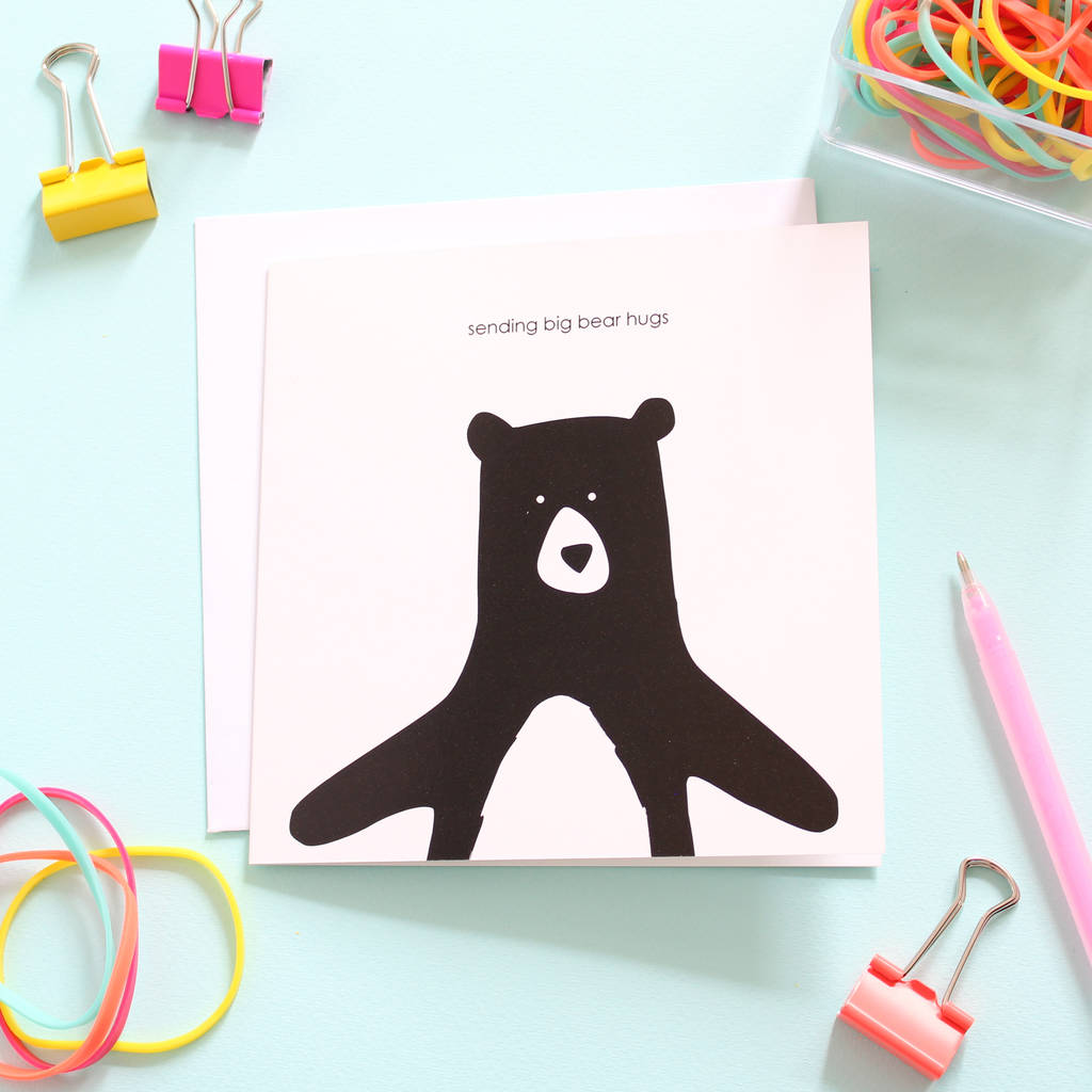 Sending Bear Hugs, Card, 1 of 2