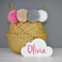 Personalised White Cloud And Colour Name Sign, thumbnail 3 of 6