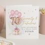 Personalised 70th Birthday Card For Special Friend, thumbnail 1 of 7