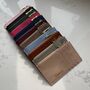 Personalised Embossed Faux Leather Card Holder Wallet Purse, thumbnail 2 of 9