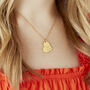 Personalised Couples Names Gold Plated Heart Necklace, thumbnail 2 of 11