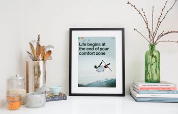 Skiing Art Print Poster, 3 of 3