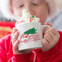 Personalised Santa Van Kids Christmas Mug, thumbnail 1 of 1