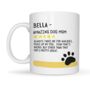 Personalised Amazing Dog Mum Or Dad Mug, thumbnail 5 of 7