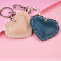 Personalised Key To My Heart Leather Keyring, thumbnail 2 of 6