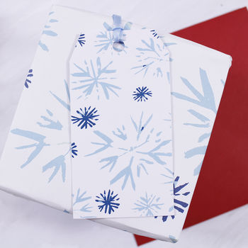 Snowflake Pattern Christmas Gift Tag, 5 of 6