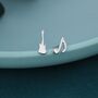 Mismatched Electric Guitar And Music Note Stud Earrings, thumbnail 2 of 10