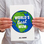 'World's Best Mum' Personalised Notebook, thumbnail 3 of 6