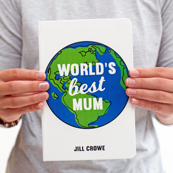 'World's Best Mum' Personalised Notebook, 3 of 6
