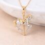 Personalised Gold Plated Sterling Silver Carousel Horse Pendant Necklace, thumbnail 1 of 9