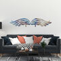 Graceful Metal Angel Wings Duo Divine Wall Decor, thumbnail 9 of 11