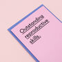 'Outstanding Reproductive Skills' Funny New Baby Card, thumbnail 4 of 4