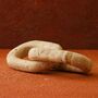 Travertine Double Chain Stone Sculpture, thumbnail 1 of 2