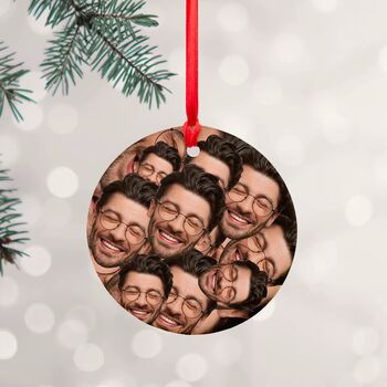 Personalised Face Christmas Ornament, 3 of 7