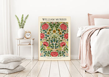 William Morris Rose Art Print, 2 of 3