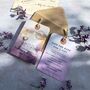 Luggage Tag With Wooden Heart Painterly Landscape, thumbnail 3 of 11