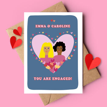 Personalised Anniversary Valentine's Card, 2 of 5