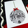 Personalised Sister Christmas Bauble Card, thumbnail 2 of 7
