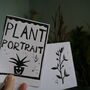 Linocut Plant Portrait, thumbnail 12 of 12