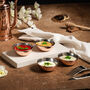 Set Of Six Copper Dipping Bowls With Tin Lining, thumbnail 6 of 7