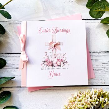 Personalised Easter Blessings Card, 4 of 9