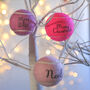 Vibrant Tennis Ball Christmas Bauble, thumbnail 9 of 10