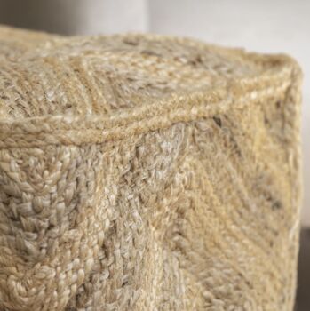 Jute Footstool, 3 of 3