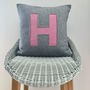 Personalised Handmade Wool Cushion With Initials, thumbnail 7 of 7