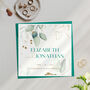 Eucalyptus Personalised Wedding Card, thumbnail 1 of 6