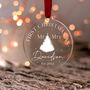 Personalised First Christmas Married 2022 Bauble, thumbnail 9 of 11